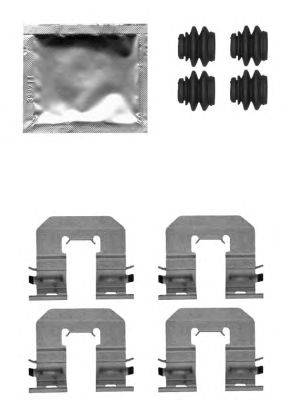 HELLA PAGID 8dz355205241 -  Комплектующие, колодки дискового тормоза